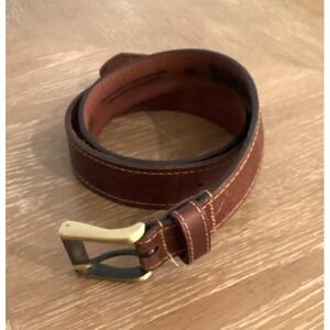 1901 RUSTIC BROWN LEATHER BELT. Men's Size 36  From NORDSTROM ND321855MN USA